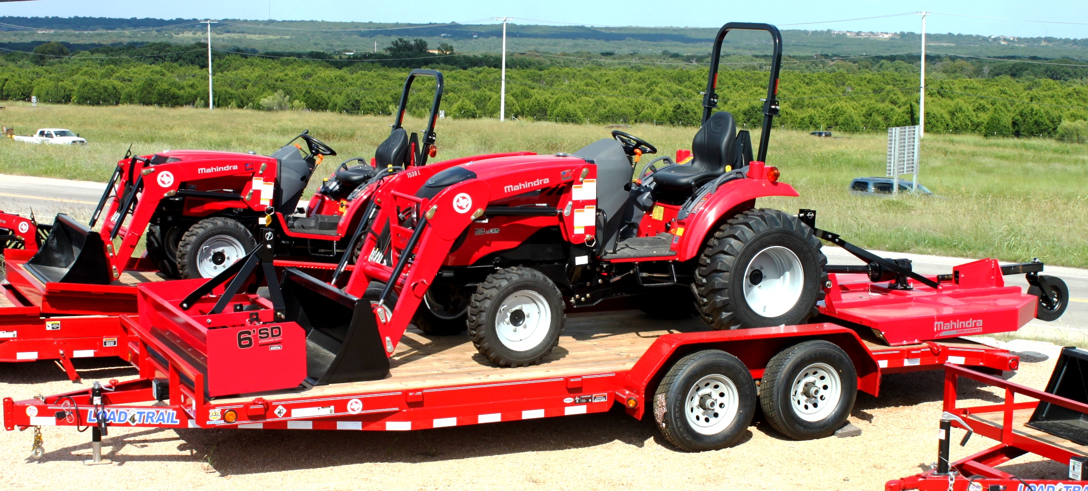New Mahindra Tractor, Implement and Load Trail trailer package for sale in Reid's Triple T, Leander,…